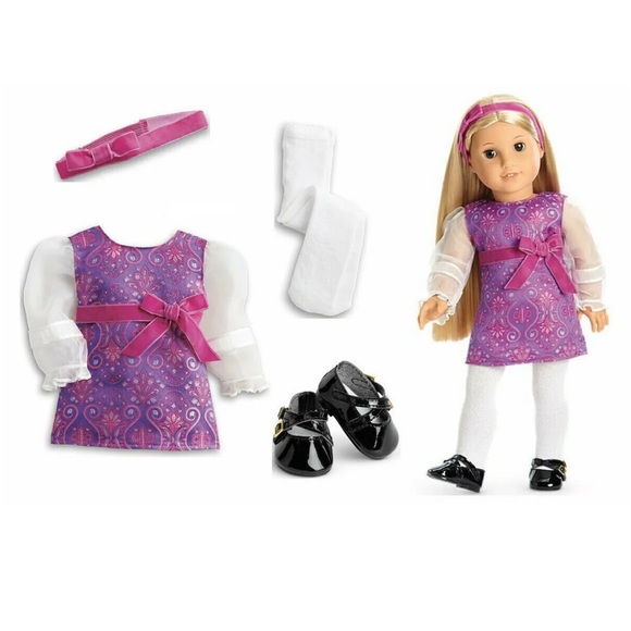 American Girl 18" Doll Retired Julie Holiday Outfit - Picture 2 of 4